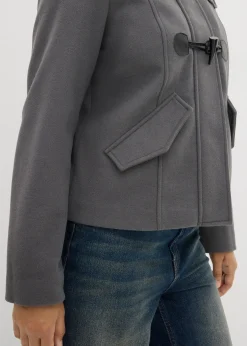 Duffle-coat aspect laine