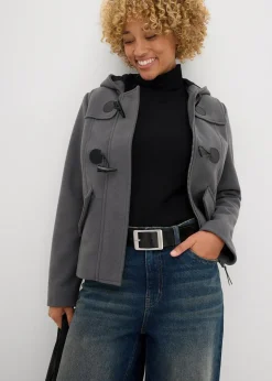 Duffle-coat aspect laine