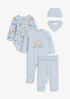 Ensemble bébé 100% coton (ens. 5 pces)