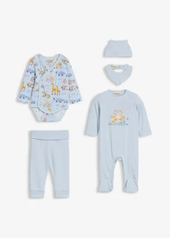 Ensemble bébé 100% coton (ens. 5 pces)