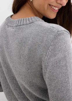 Ensemble de grossesse pull et jupe en coton avec fil brillant