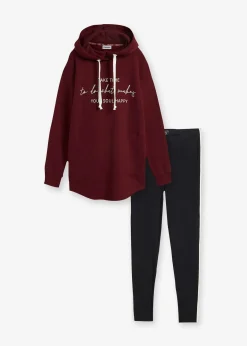 Ensemble de jogging avec sweat long et legging (2 pces)