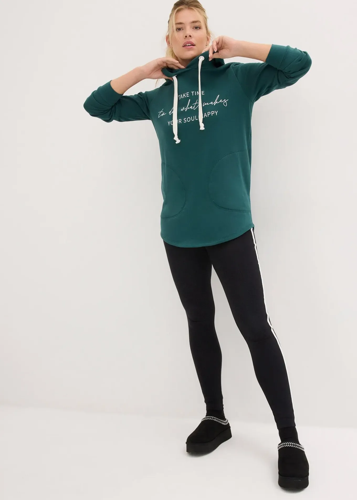 Ensemble de jogging avec sweat long et legging (2 pces)