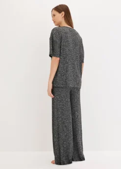 Ensemble d’intérieur côtelé, oversize