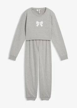 Ensemble d’intérieur en coton mélangé avec un sweat court