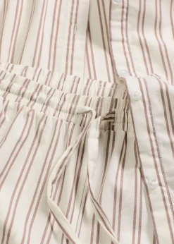 Ensemble d’intérieur en coton tissé, oversize