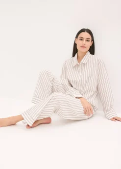 Ensemble d’intérieur en coton tissé, oversize