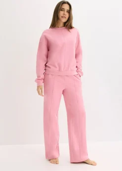 Ensemble d’intérieur en sweat avec haut raccourci