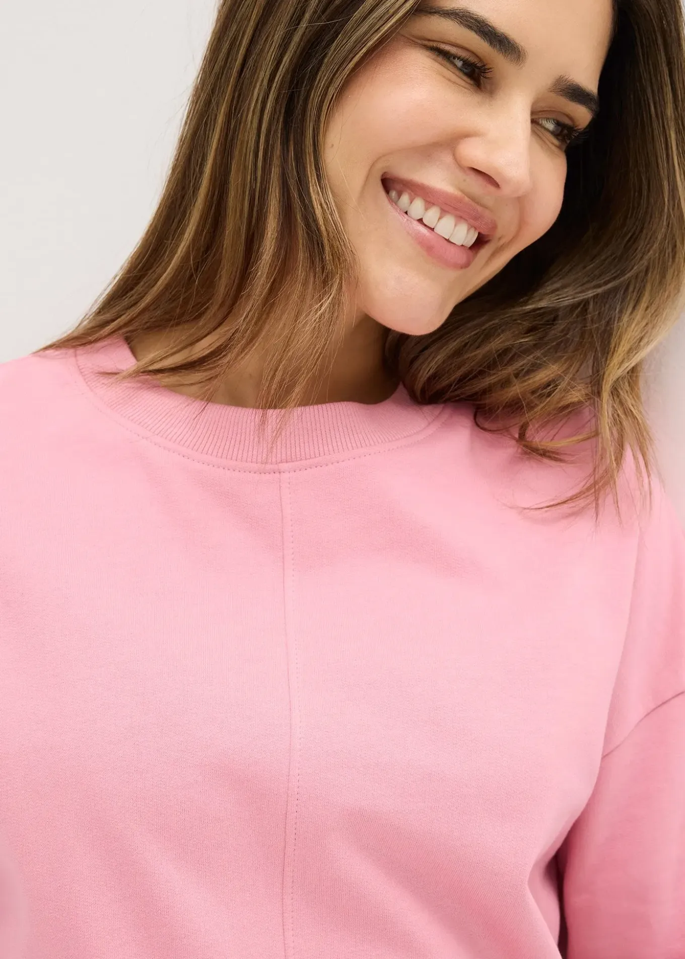 Ensemble d’intérieur en sweat avec haut raccourci