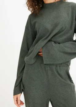 Ensemble d'intérieur oversize en tissu côtelé doux