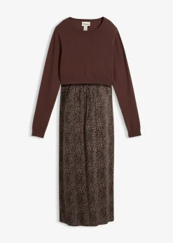 Ensemble robe et pull 3en1 pour la grossesse et l’allaitement (ens. 2 pces)