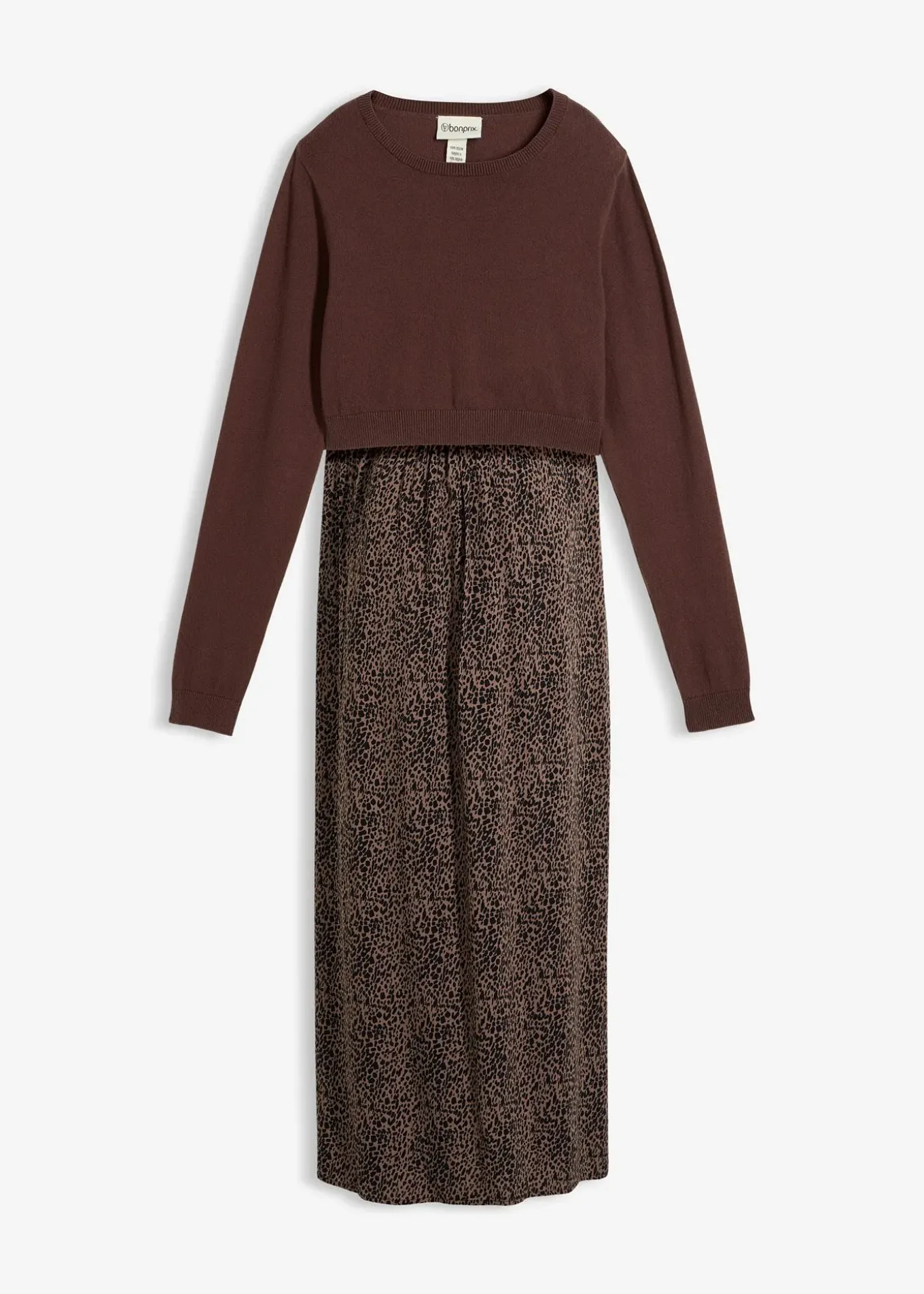 Ensemble robe et pull 3en1 pour la grossesse et l’allaitement (ens. 2 pces)