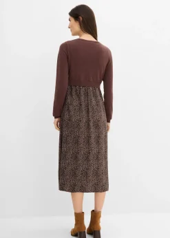 Ensemble robe et pull 3en1 pour la grossesse et l’allaitement (ens. 2 pces)