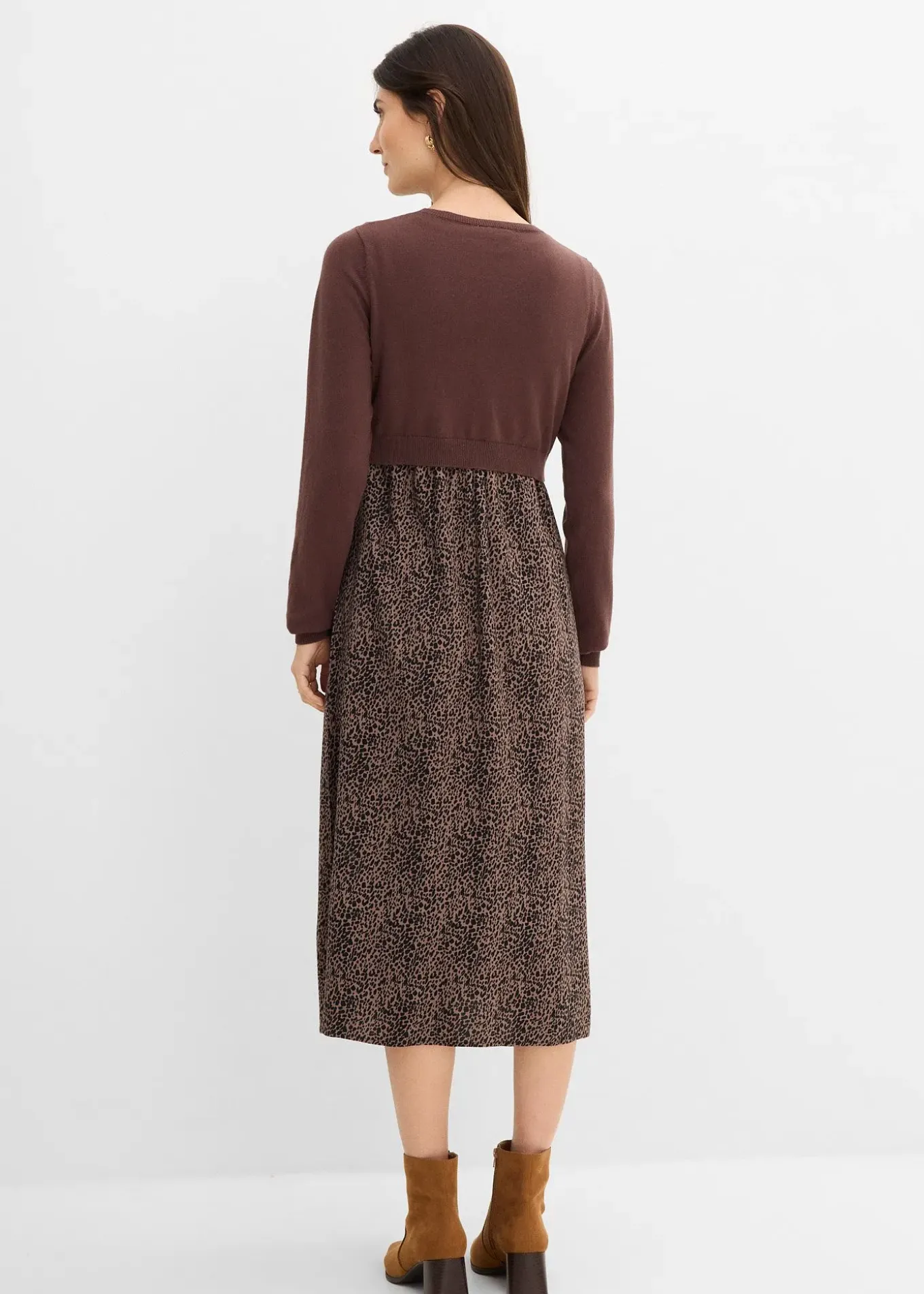 Ensemble robe et pull 3en1 pour la grossesse et l’allaitement (ens. 2 pces)