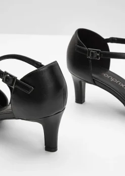 Escarpins à brides croisées et talon fin