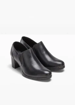 Escarpins emboîtants en cuir