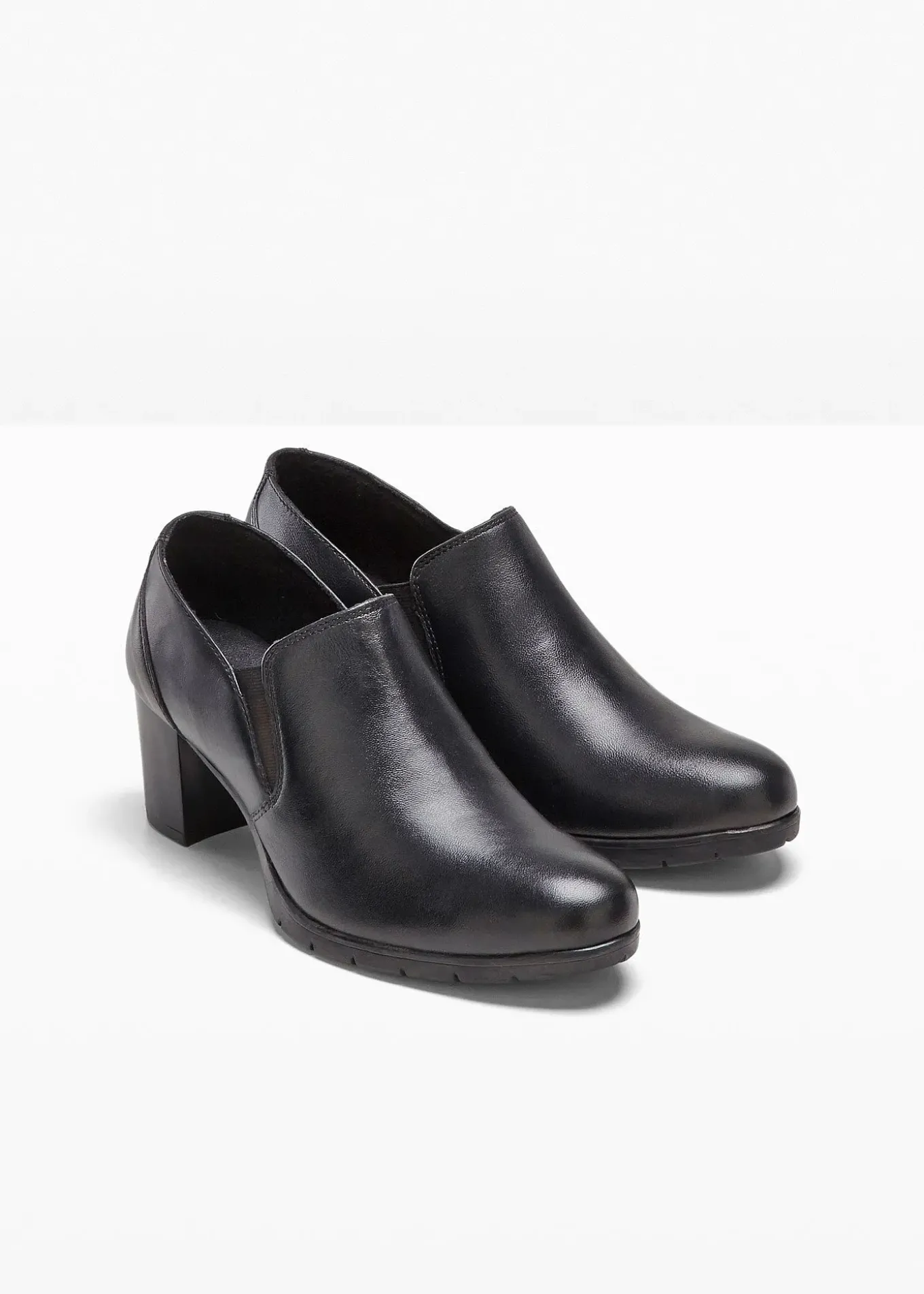 Escarpins emboîtants en cuir