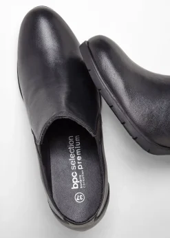 Escarpins emboîtants en cuir