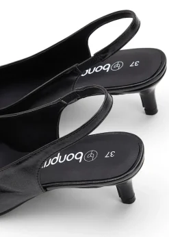 Escarpins slingback à petit talon fin