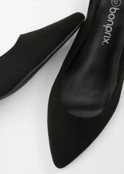 Escarpins slingback à talon plat