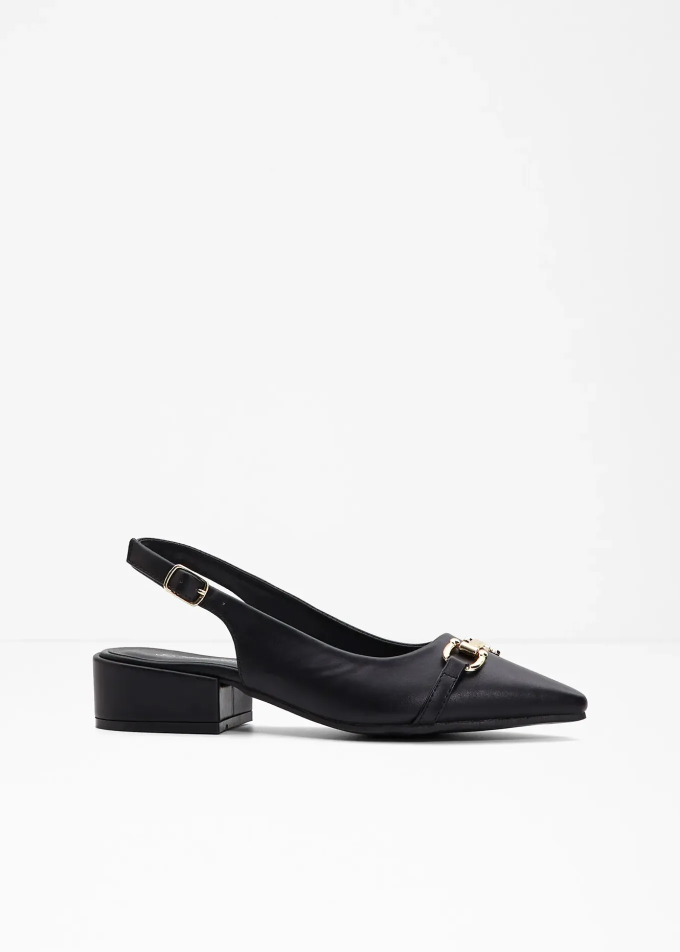 Escarpins slingback à talon plat