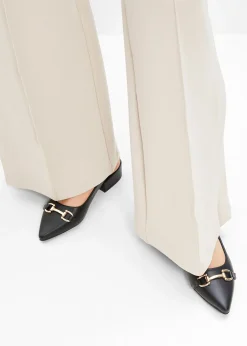 Escarpins slingback à talon plat