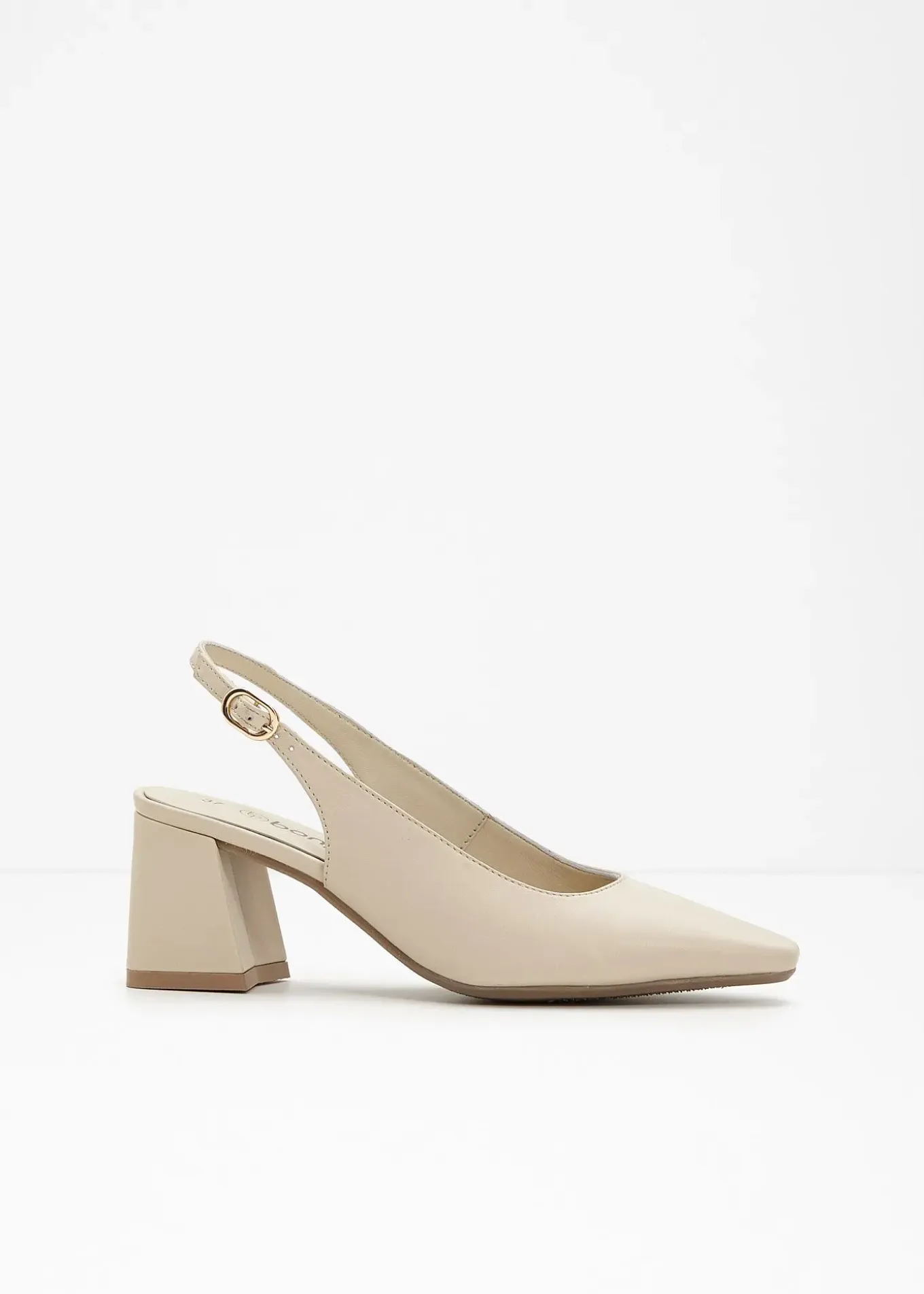 Escarpins slingback en cuir