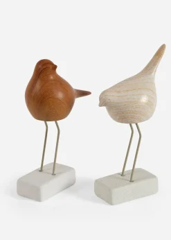 Figurine déco oiseaux (2 pces)