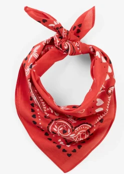 Foulard à imprimé cœurs