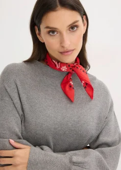 Foulard à imprimé cœurs