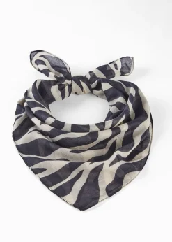 Foulard à motif zèbre