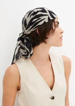 Foulard à motif zèbre