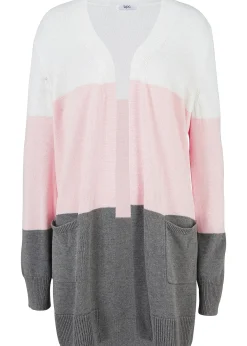 Gilet ample en maille, manches longues