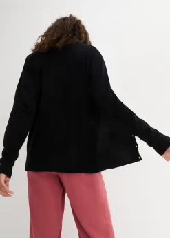 Gilet boutonné en maille fine