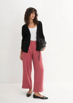 Gilet boutonné en maille fine