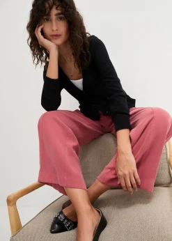 Gilet boutonné en maille fine