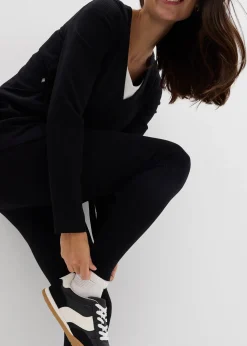 Gilet cache-cœur de grossesse et legging confortable (ens. 2 pces)