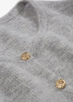 Gilet chaud en maille en alpaga mélangé