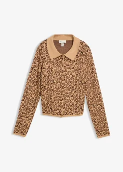 Gilet court en fine maille