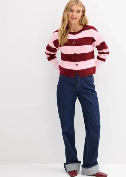 Gilet court en fine maille