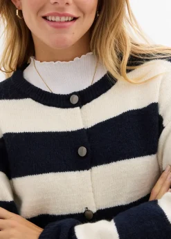 Gilet court en fine maille