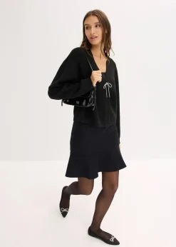 Gilet court en maille