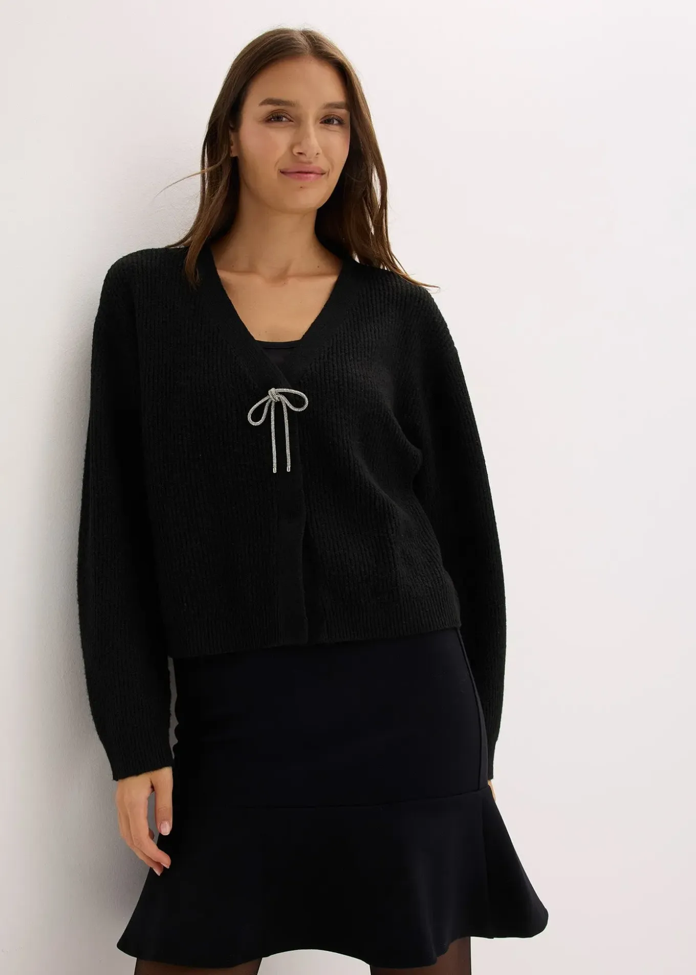 Gilet court en maille