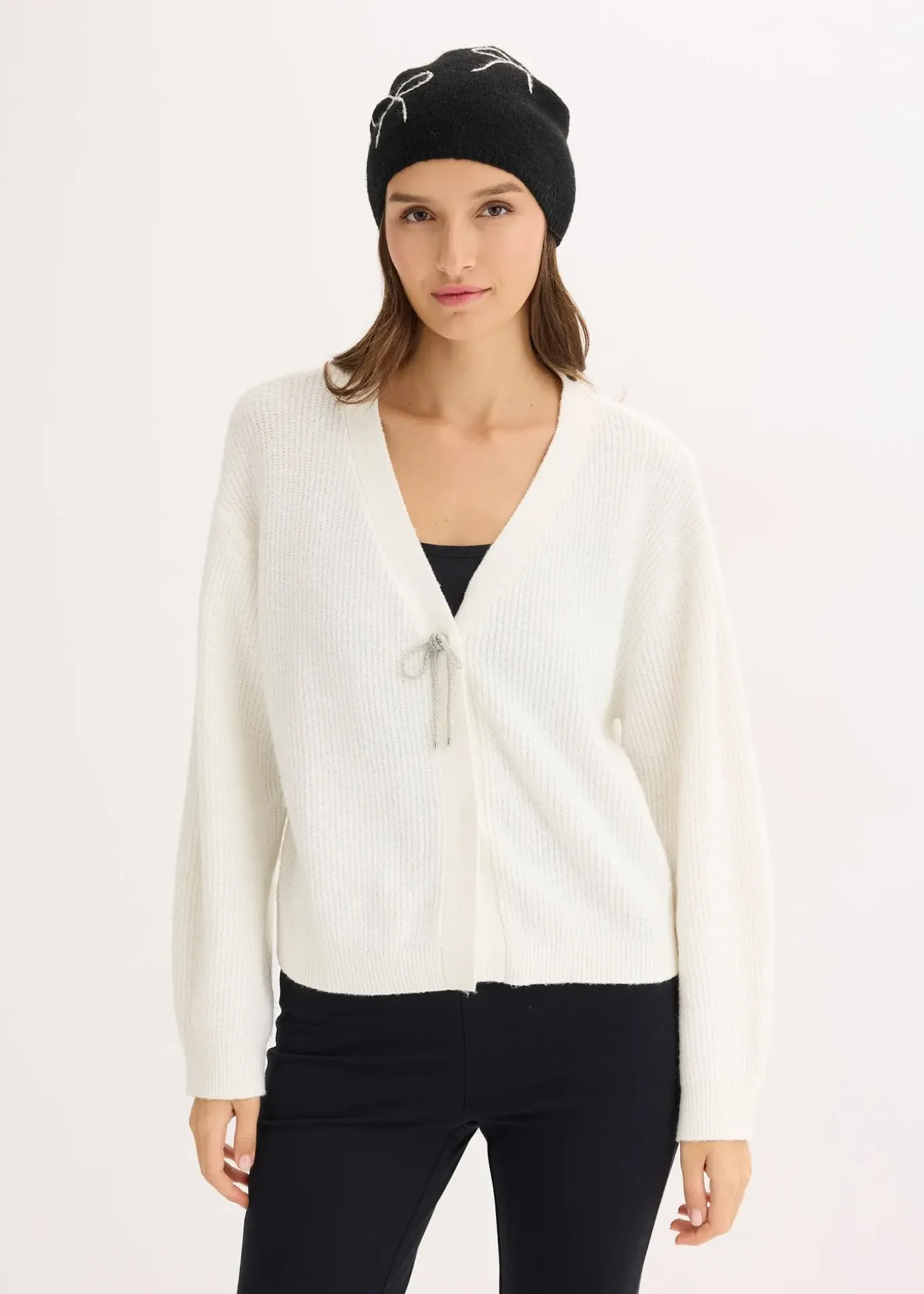 Gilet court en maille