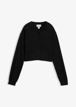 Gilet court en maille coton et soie