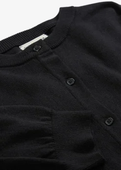 Gilet court en maille coton et soie