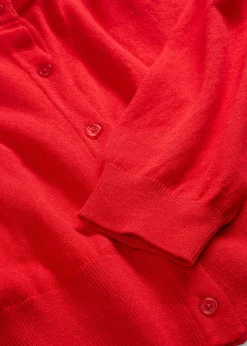 Gilet court en maille coton et soie