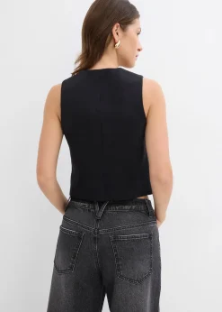 Gilet court sans manches