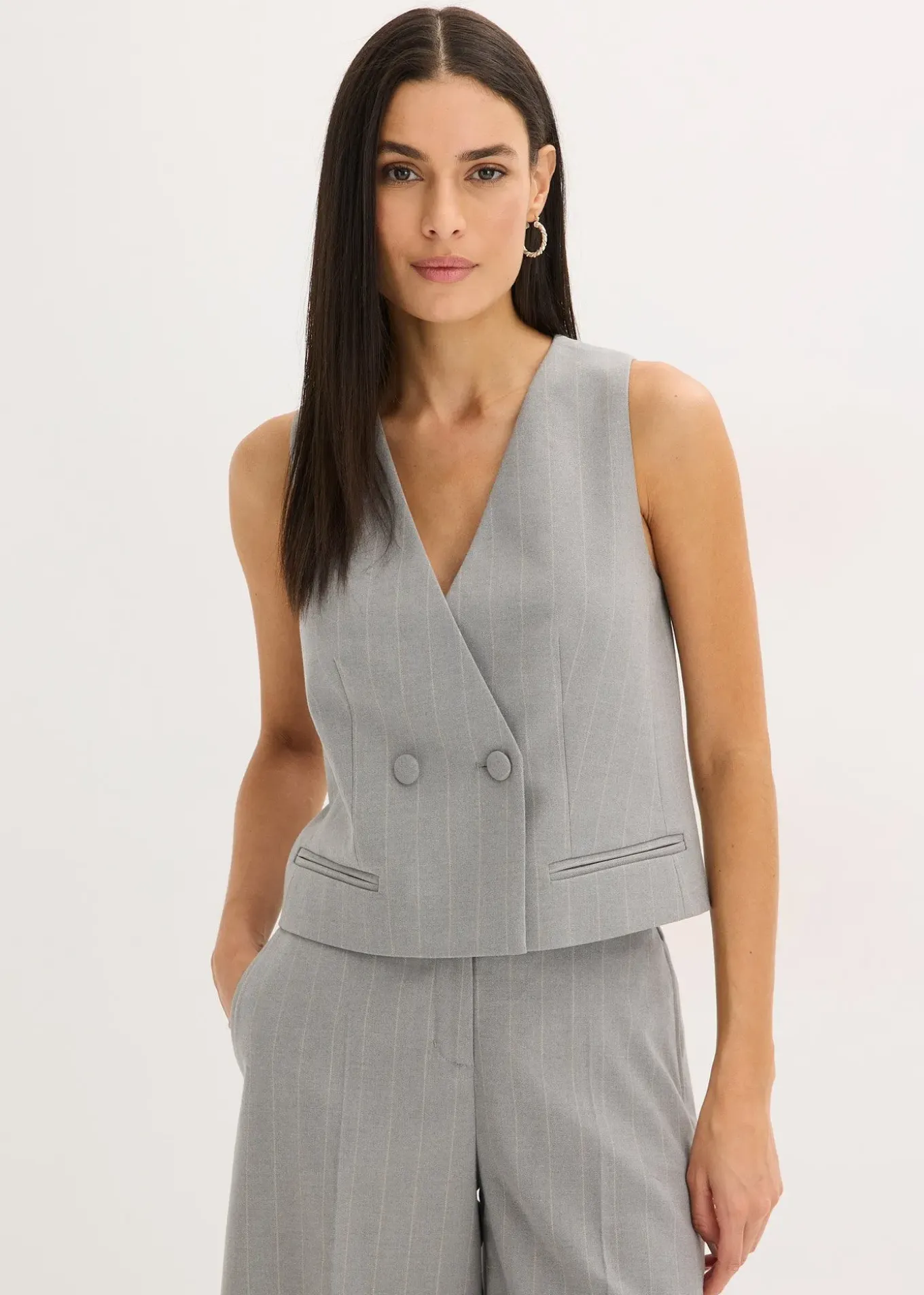 Gilet de costume à rayures tennis