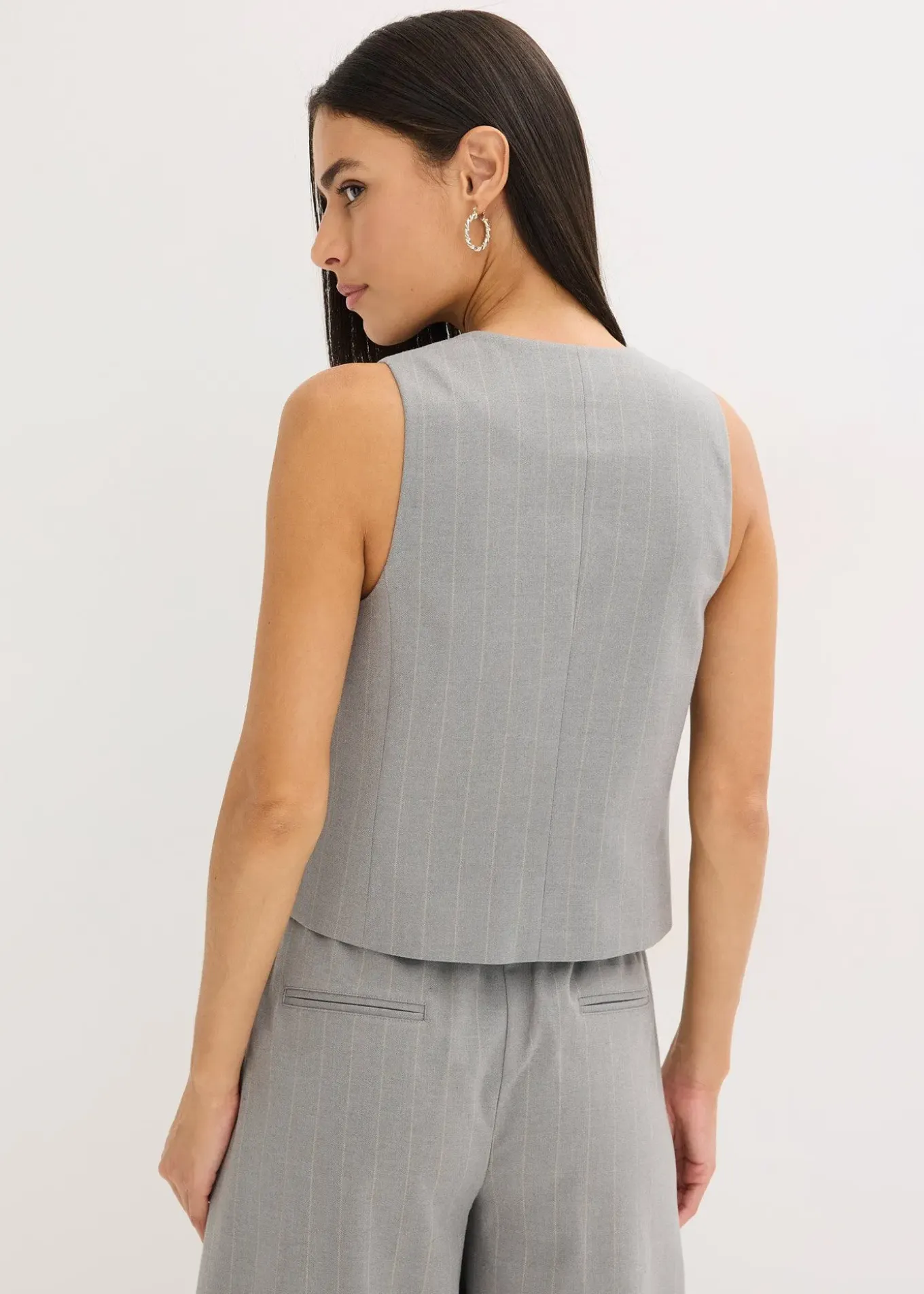 Gilet de costume à rayures tennis